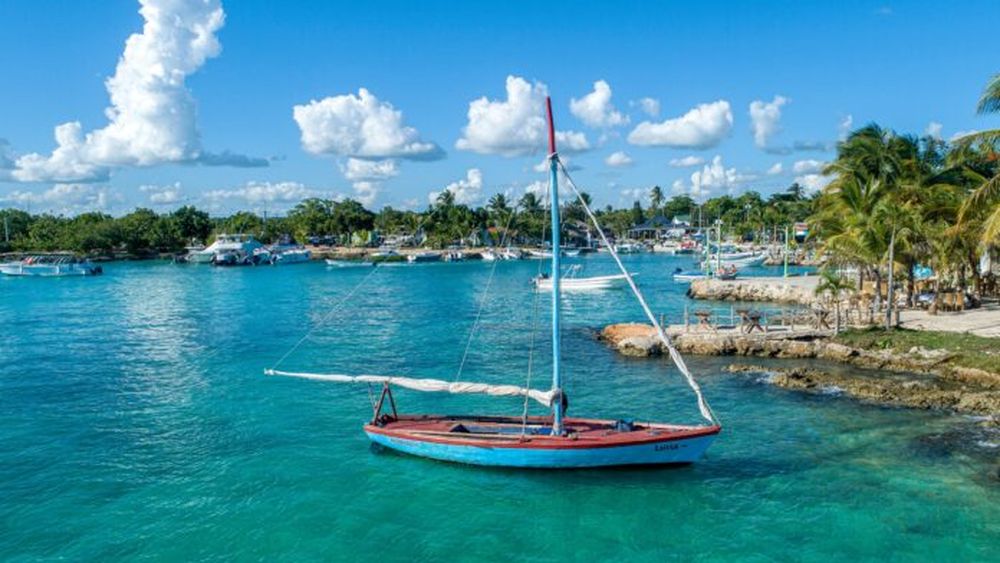 El pintoresco pueblo pesquero de Bayahibe.