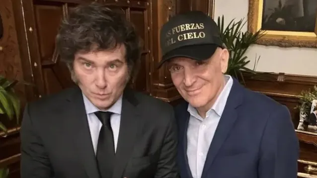 Aliados, el presidente Javier Milei y el exdiputado José Luis Espert.&nbsp;