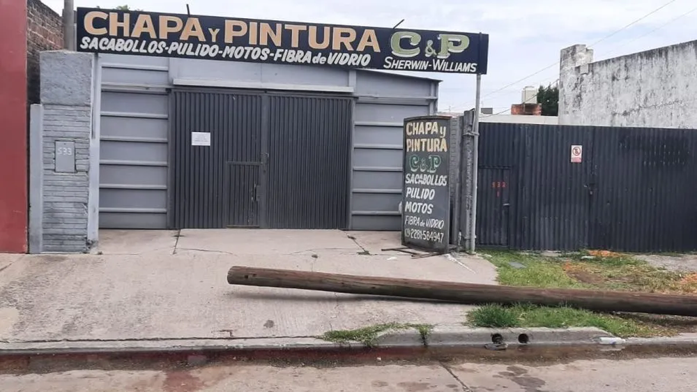 El lugar de la tragedia en Azul. (El Tiempo)