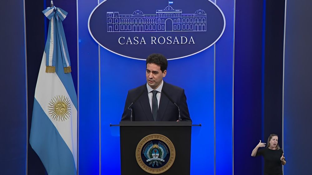 El vocero presidencial Adrián Ravier.&nbsp;