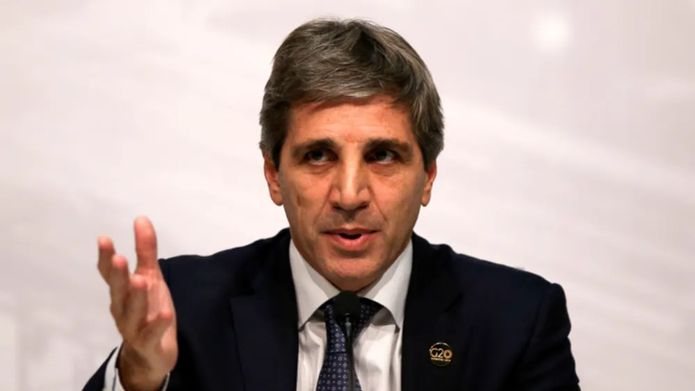 El ministro de Economía, Luis Caputo.