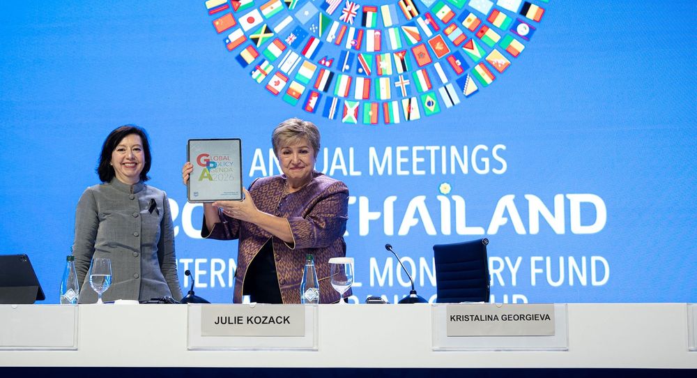 Kristalina Georgieva, director gerente del FMI, en la cumbre de Bangkok.
