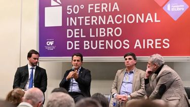 La exposición de Gribaudo en la Feria del Libro.