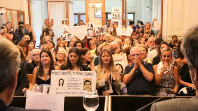 El juicio se inició el 27 de octubre de 2020 y tenía entre sus principales imputados al excomisario de la policía bonaerense, Miguel Osvaldo Etchecolatz, fallecido en julio de 2022. - Ministerio de Justicia -