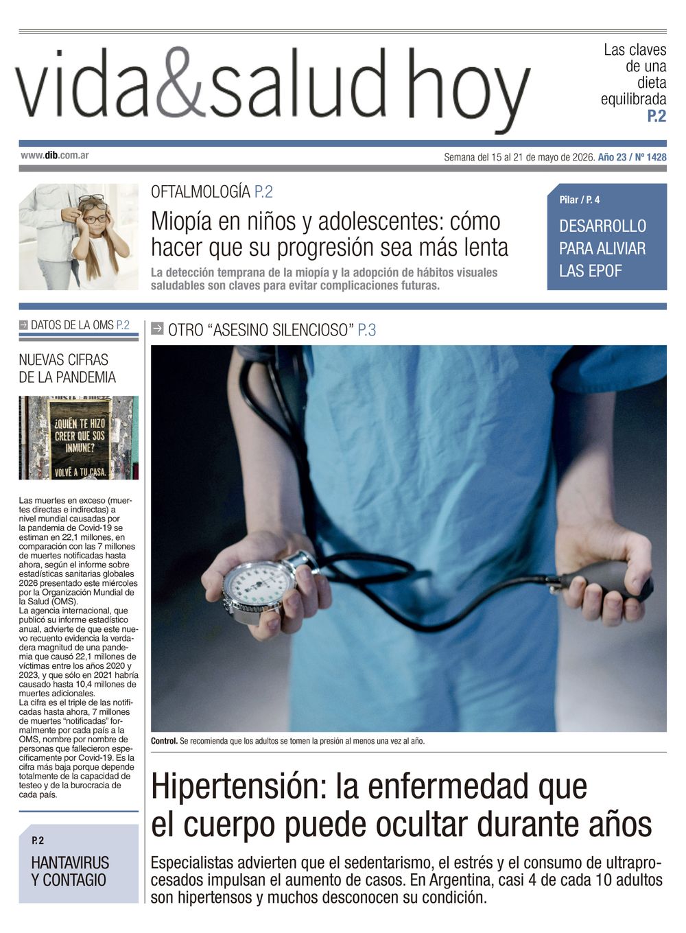 Tapa Vida y salud 1428