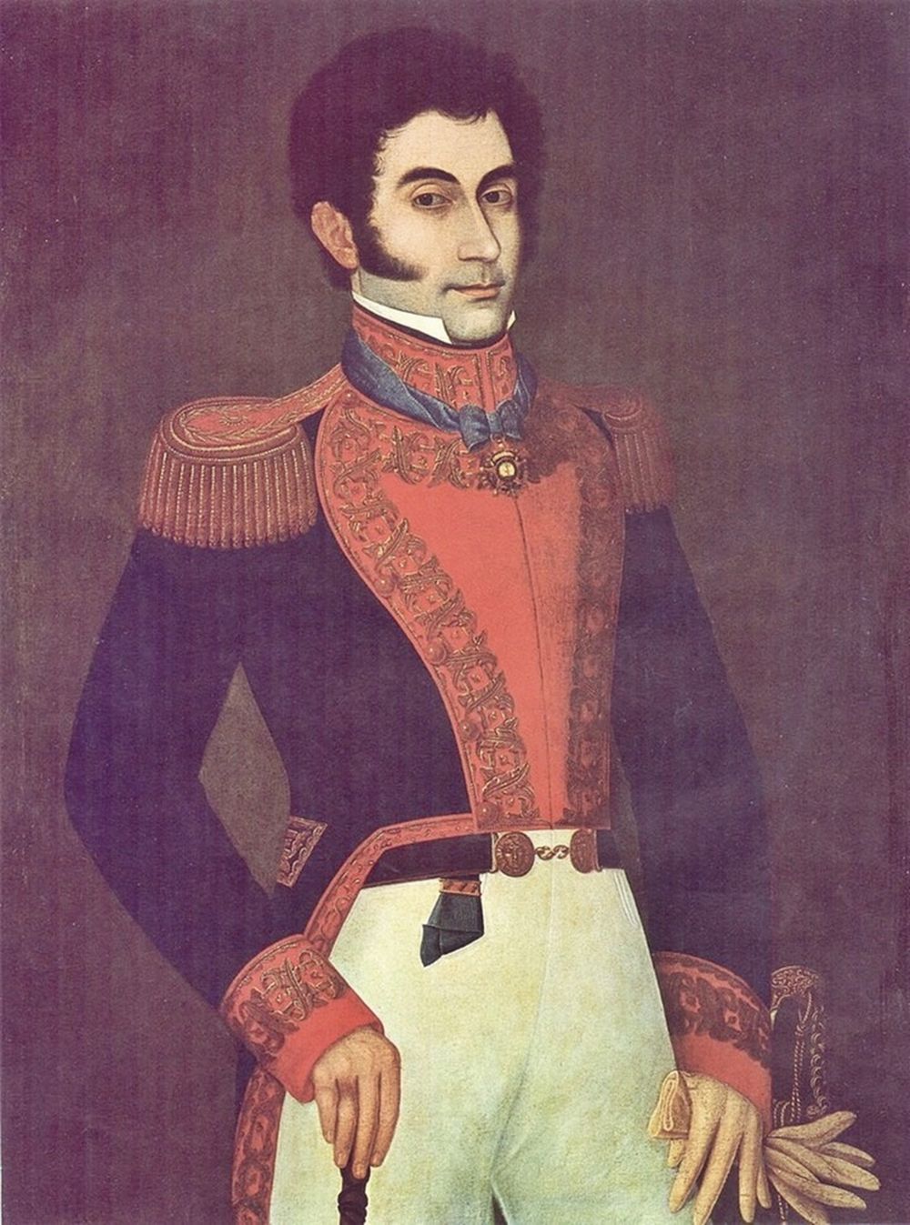 Retrato del General Mariano Necochea, héroe de la Independencia nacional y del Perú.&nbsp;