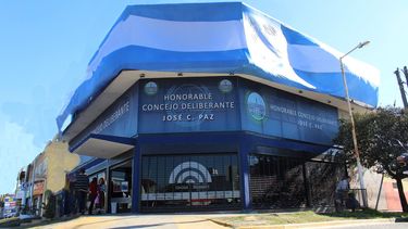 El Concejo Deliberante de José C. Paz, donde ocurrieron los enfrentamientos.&nbsp;