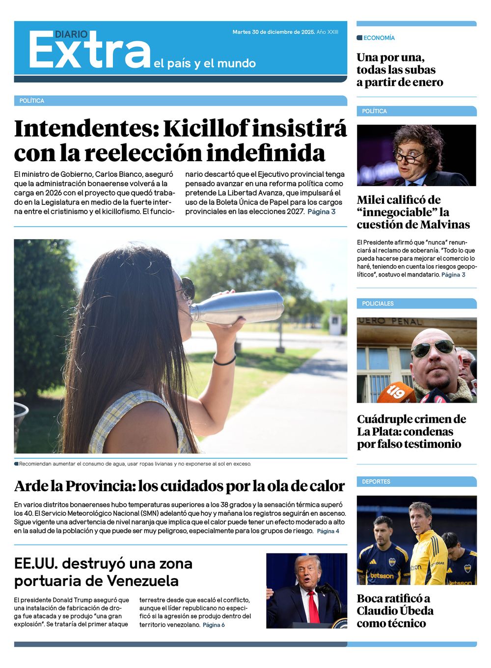 Tapa Extra - 30-12