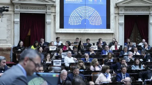 La sesión especial en la Cámara de Diputados. (NA)