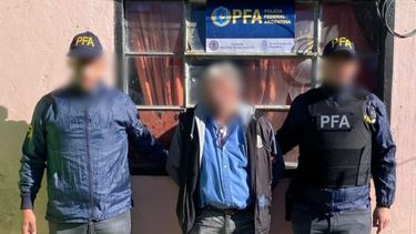 El acusado, de 66 años, quedó detenido en la Unidad División Operativa Federal de Mar del Plata. (PFA)