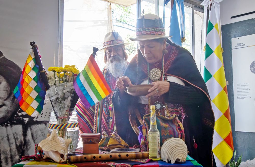 Salón de los pueblos originarios Isabel Pallamay, Sitio de Memoria, ex Pozo de Quilmes. (Gentileza Consejo Provincial de Asuntos Indígenas)