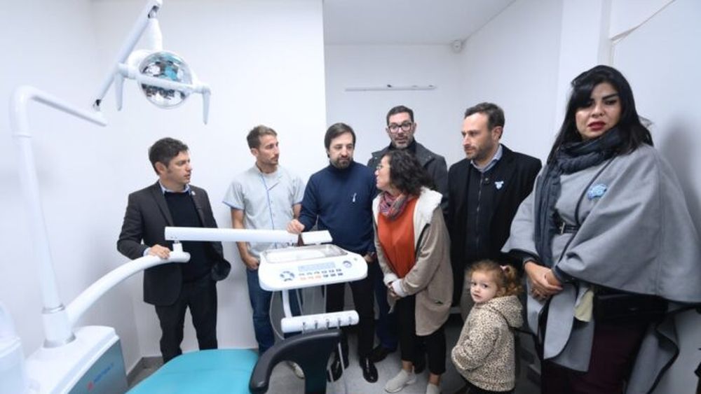 Axel Kicillof en el CAPS de 25 de Mayo.