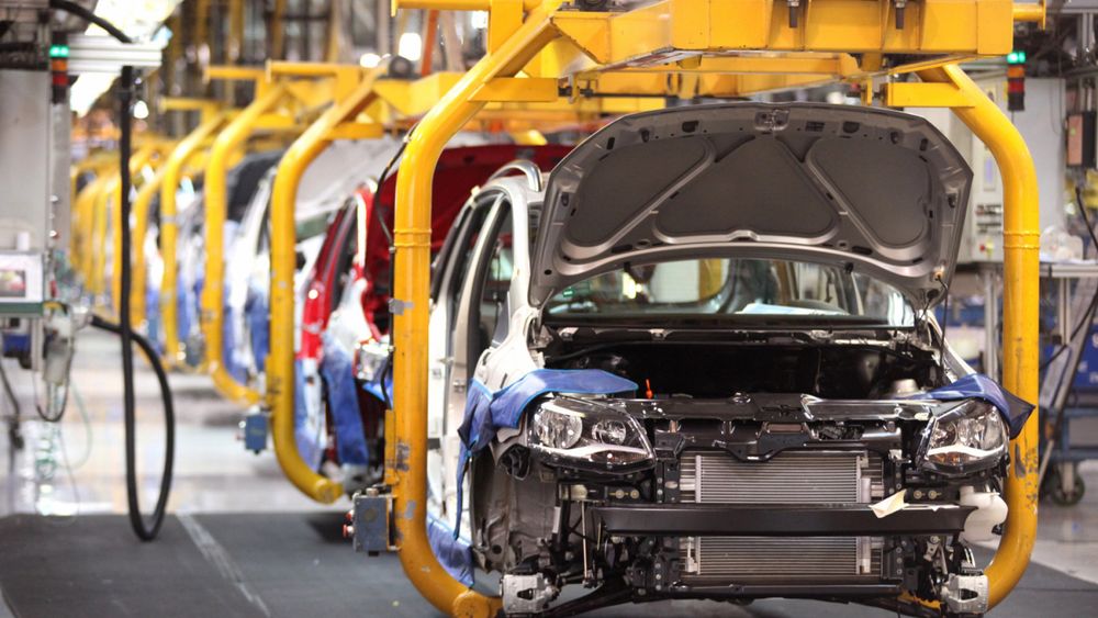 La industria automotriz, también afectada por el parate.&nbsp;