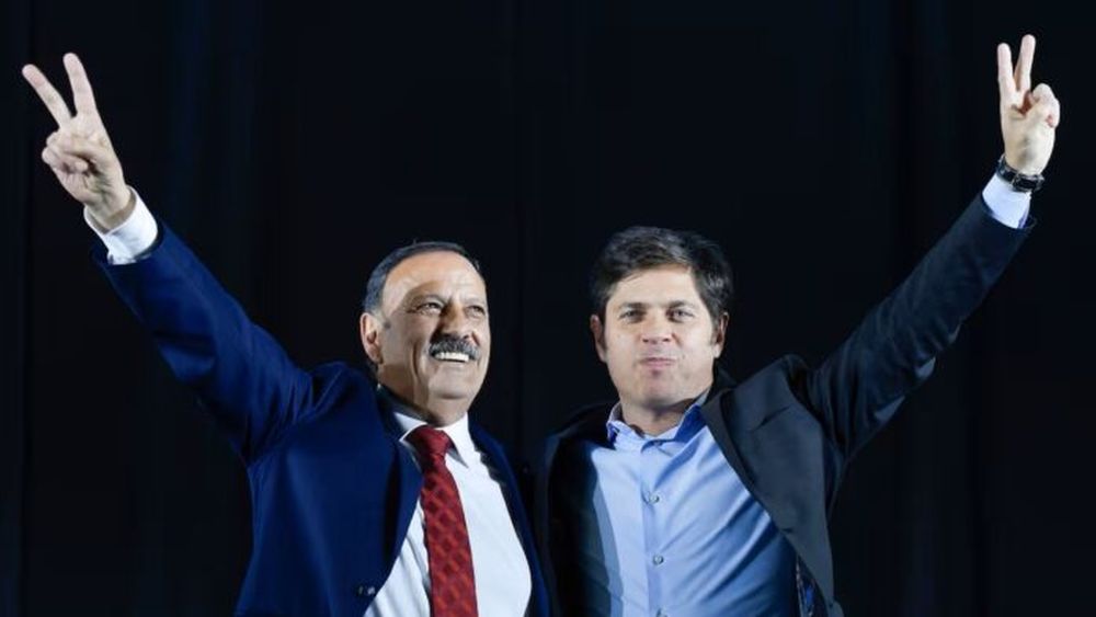 Ricardo Quintela y Axel Kicillof en La Rioja, en una imagen de archivo.