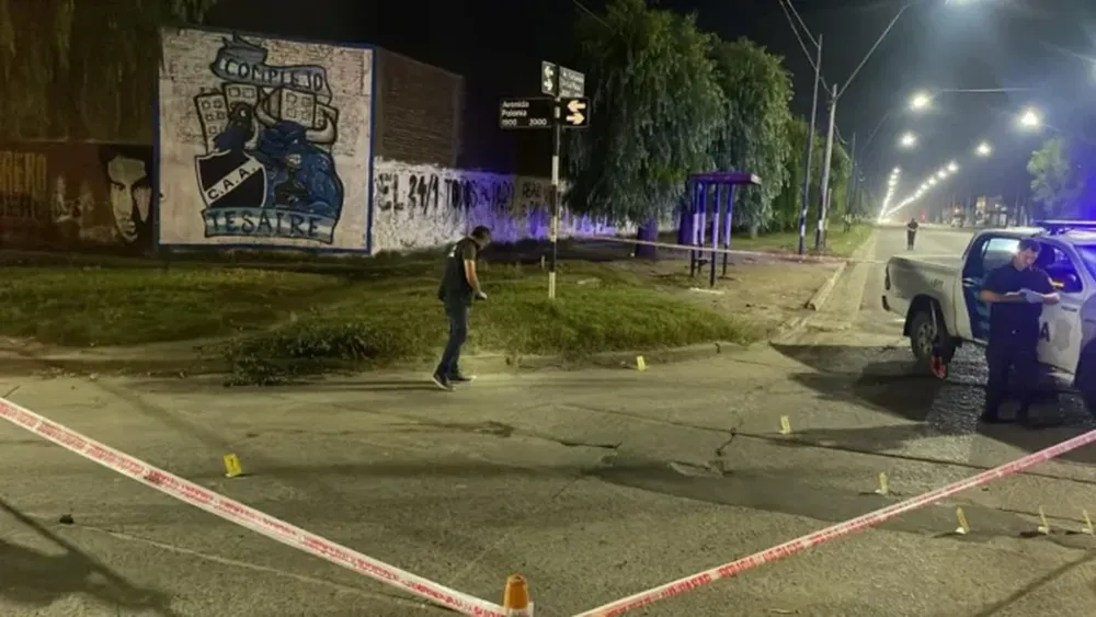 El lugar donde terminó la persecución mortal. (La Capital)