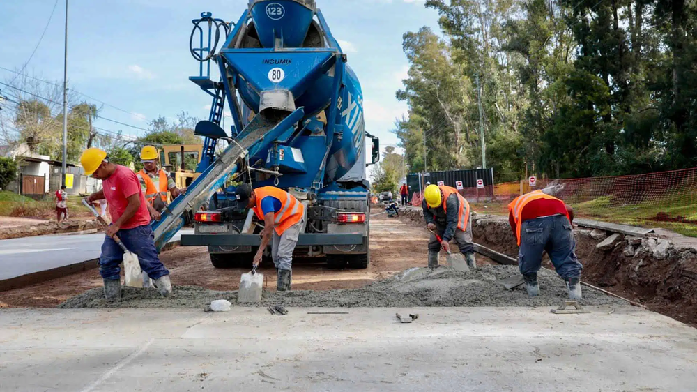 La construcción fue uno de los sectores que más sufrió la contracción
