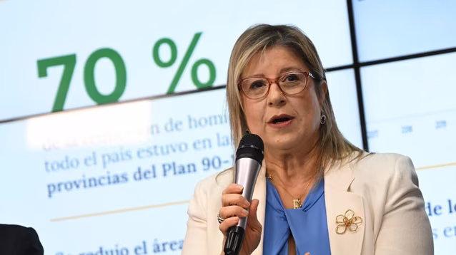 La ministra de Seguridad, Alejandra Monteoliva.