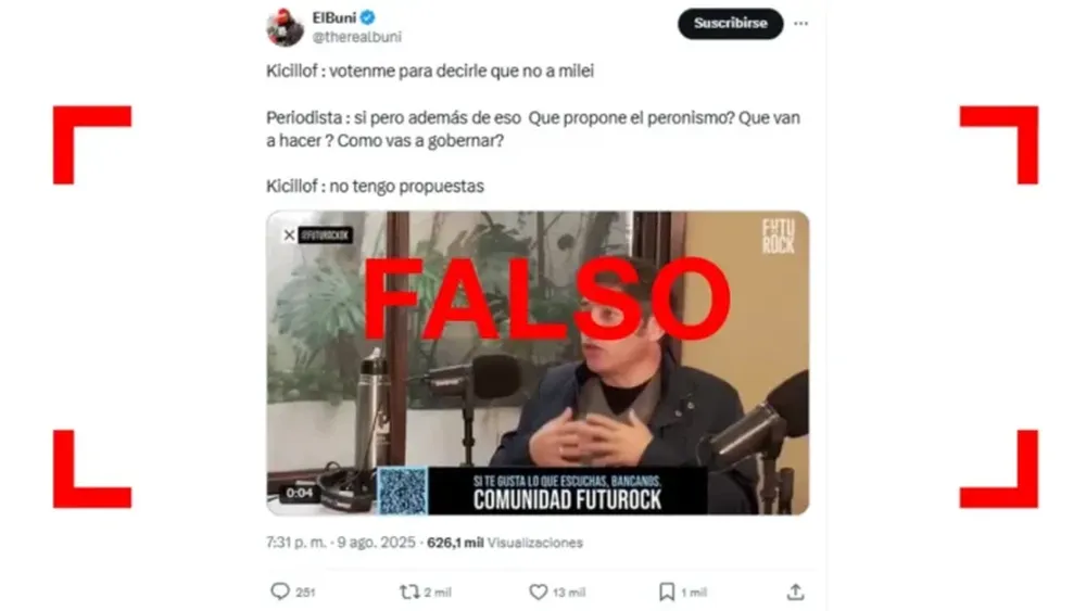 video falso