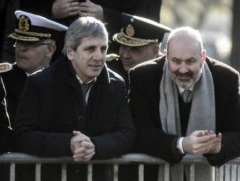 Luis Caputo y Federico Sturzenegger. Luis Caputo y Federico Sturzenegger.