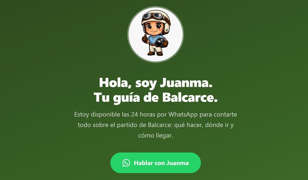 JuanMa, el nuevo asistente de inteligencia artificial de la municipalidad de Balcarce.
