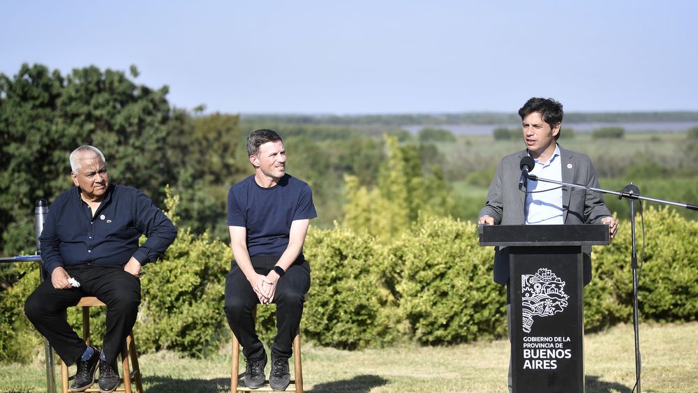 Kicillof, con Salazar y Costa en San Pedro.&nbsp;