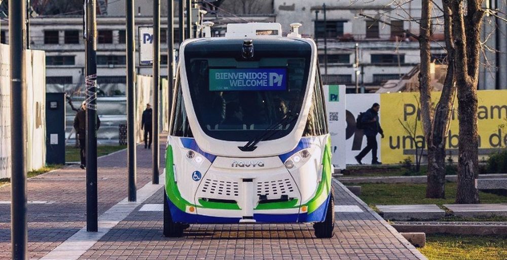El minibondi del Parque de Innovación. El minibondi del Parque de Innovación.