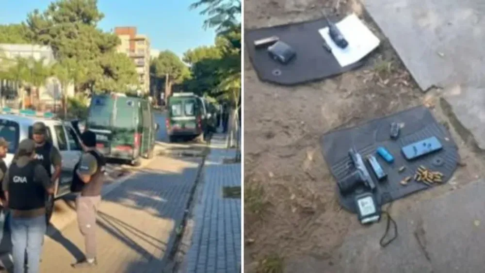 Los allanamientos fueron llevados a cabo en tres comisarías y domicilios particulares de la mencionada localidad de la costa atlántica por parte de efectivos de Gendarmería Nacional (GNA). (Foto NA)