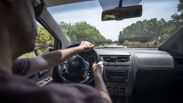 Un viajero en plena ruta del país.&nbsp;