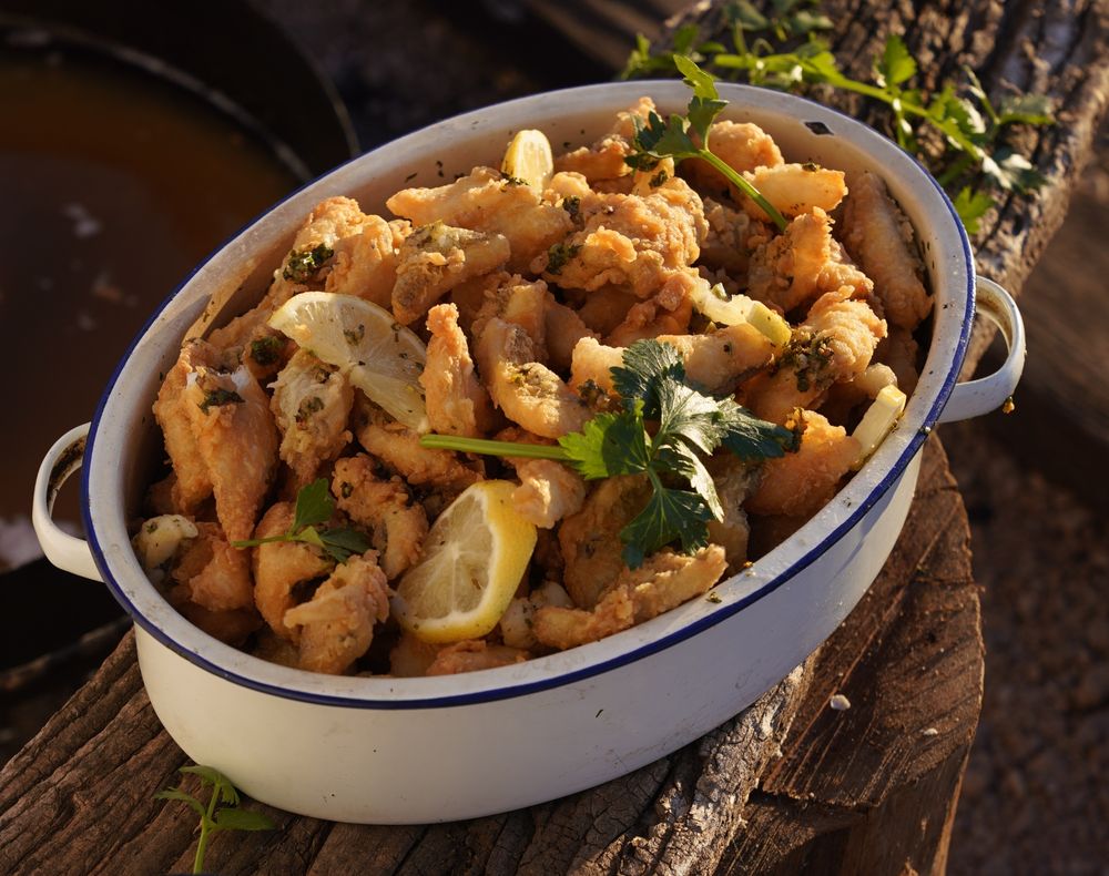 El pejerrey frito, según Braceli.