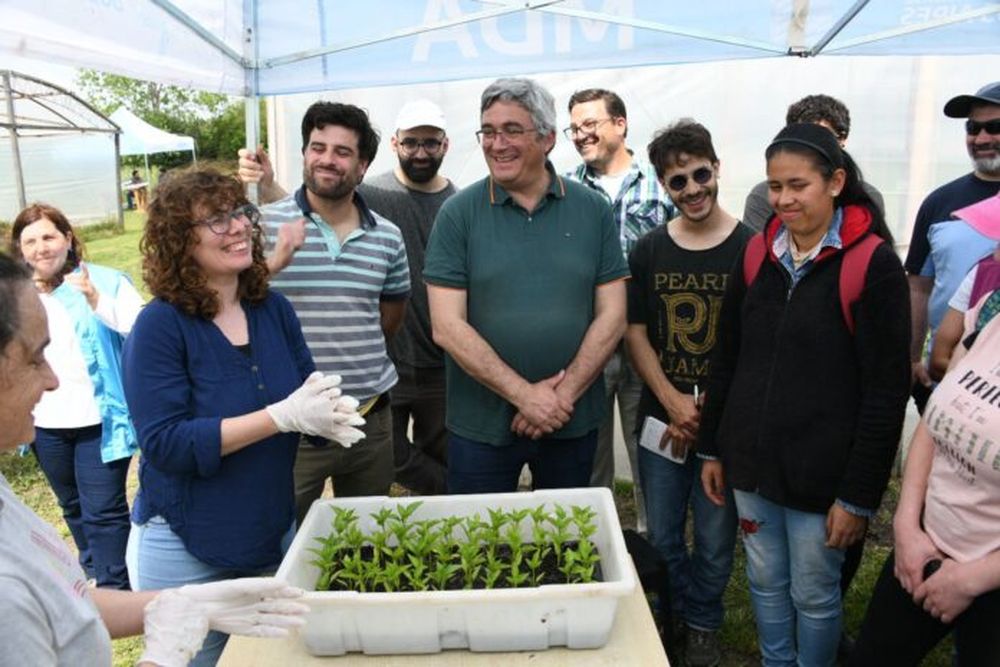 El ministro de Desarrollo Agrario participó del cierre de la Semana de Tranqueras Abiertas en la Estación Experimental Gorina.