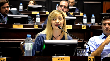 La diputada Lucía Lorena Klug, de Unión por la Patria y alineada con el espacio Patria Grande de Juan Grabois, es la autora del polémico proyecto.