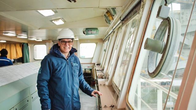El presidente del Consorcio de Gestión del Puerto de Quequén, Mariano Carrillo.&nbsp;