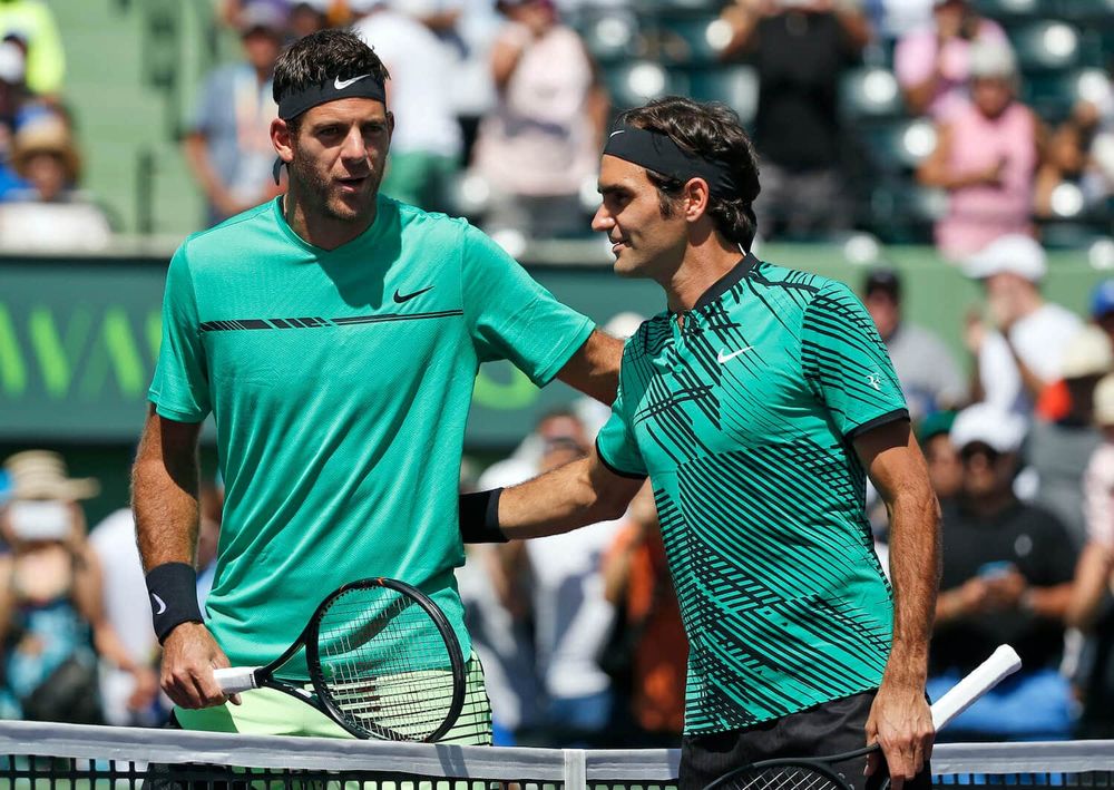 Roger Federer y Juan Martín del Potro, nominados para el Salón de la Fama del tenis.