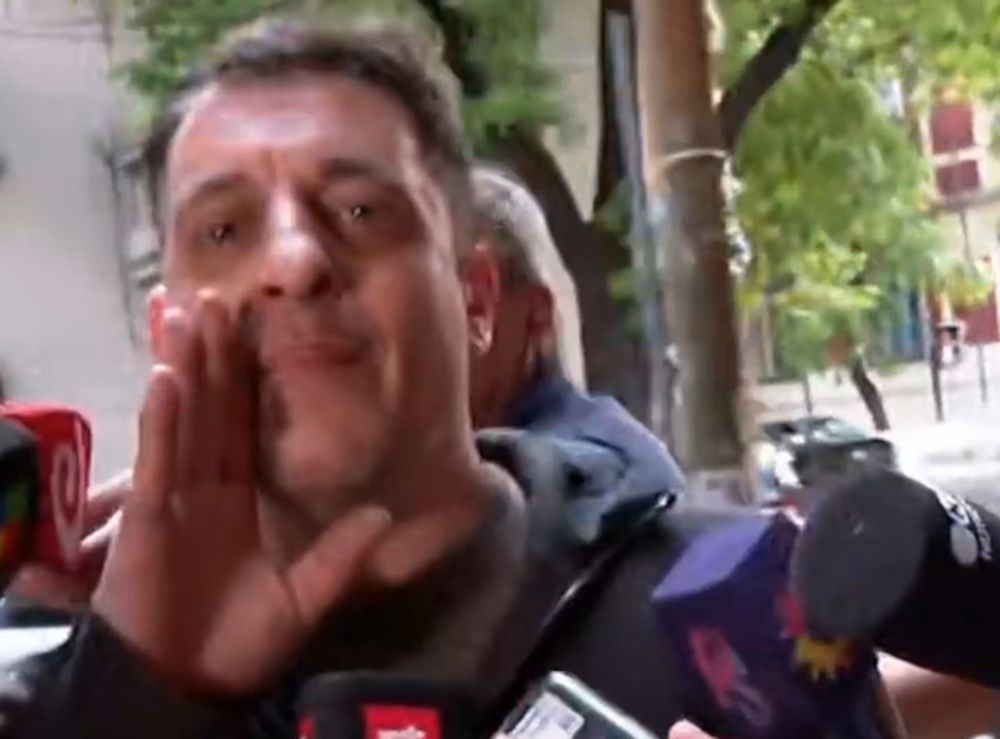 El ex novio de la artista en el momento de la detención. El ex novio de la artista en el momento de la detención.