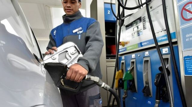 YPF actualiza el precio de sus combustibles.