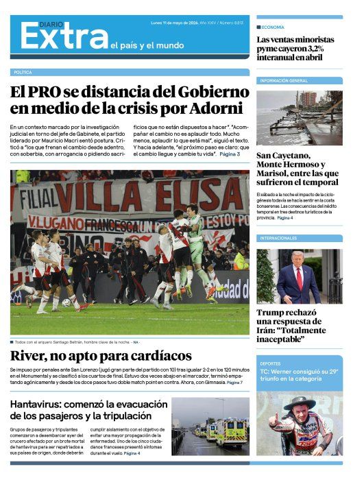 Edición impresa 11/05/2026 Edición impresa 11/05/2026