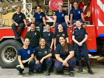 Las mujeres del Cuerpo de Bomberos son el orgullo de Luján.
