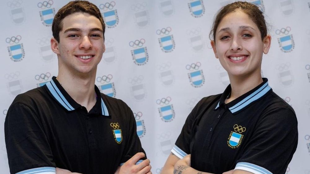 Matías Chaillou y Agostina Hein, los bonaerenses elegidos por el COA. Matías Chaillou y Agostina Hein, los bonaerenses elegidos por el COA.