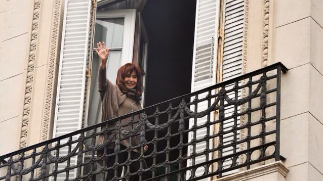 La expresidenta Cristina Fernández de Kirchner.