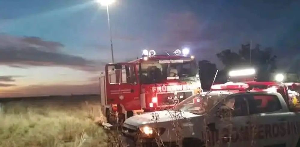 Policía y Bomberos Voluntarios de Oriente participaron de la búsqueda.