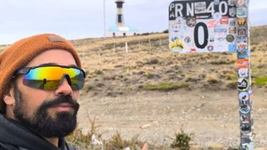 A sus 42 años, el pergaminense Jesús Ledesma cumplió un sueño que había comenzado a gestarse años atrás, durante otros viajes en bicicleta por Sudamérica y el norte de España.  - La Opinión de Pergamino -