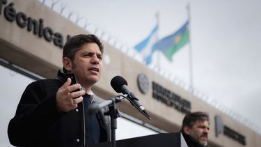 El gobernador bonaerense Axel Kicillof.