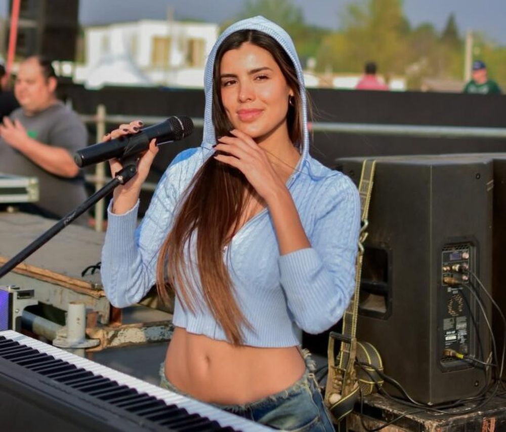 Valentina Olguín, la influencer y cantante santiagueña investigada por “contrabando simulado”. (Instagram)