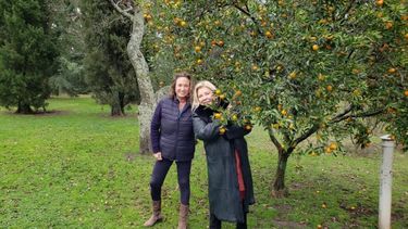 Boubee con Lilita Carrió.