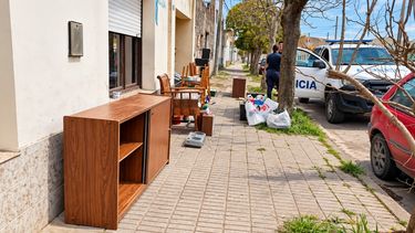 Algunos de los bienes robados y recuperados por la Policía en Coronel Pringles.