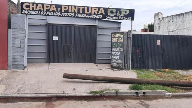 El lugar de la tragedia en Azul. (El Tiempo)