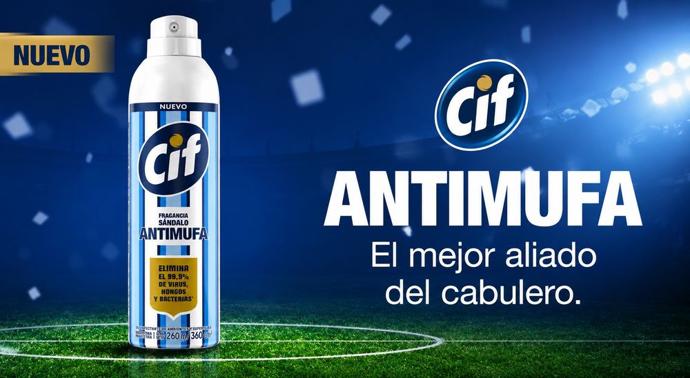 Cif antimufa, el mejor aliado del cabulero.