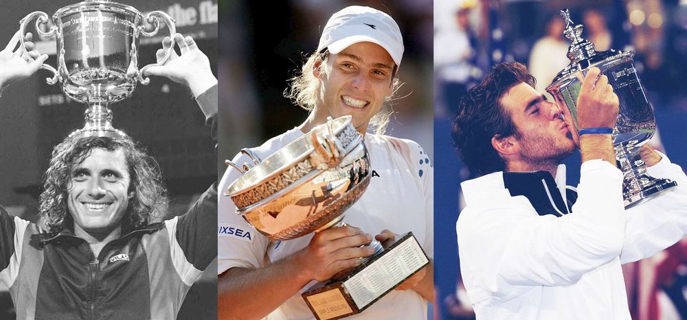 Vilas, Gaudio y Del Potro. De Mar del Plata, Adrogué y Tandil para el mundo.