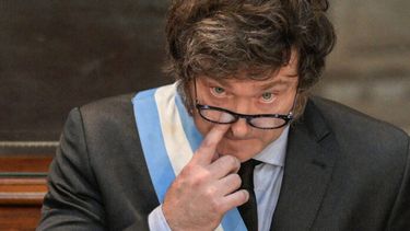 El presidente Milei.