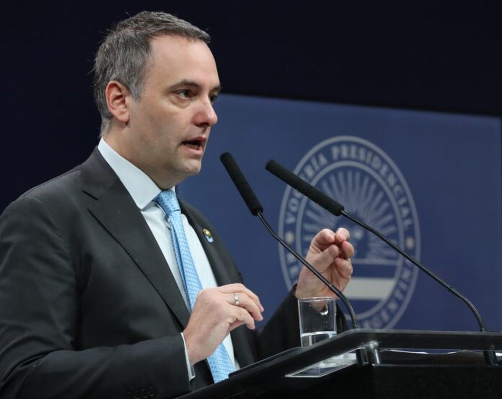 El vocero presidencial, Manuel Adorni. (Archivo)